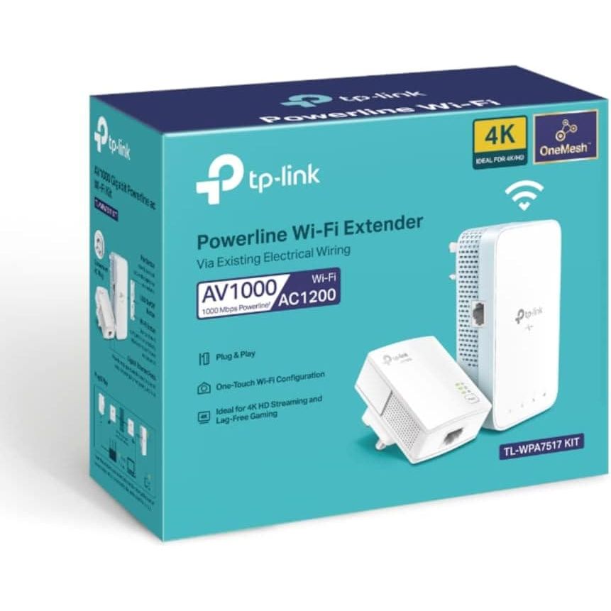 Buy TP-Link,TP-Link AV1000 Gigabit Powerline ac Wi-Fi Kit - 1200 Mbps Wi-Fi speed - Gadcet.com | UK | London | Scotland | Wales| Ireland | Near Me | Cheap | Pay In 3 | Network Cards & Adapters