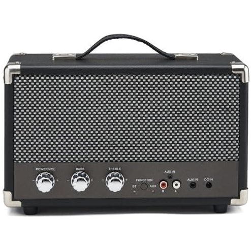 Buy GPO,GPO Westwood Retro Bluetooth Speakers, 25 Watt Portable Speaker with Subwoofer, RCA input, Retro Grille, Carry Handle, Black - Gadcet UK | UK | London | Scotland | Wales| Near Me | Cheap | Pay In 3 | Bluetooth Speakers
