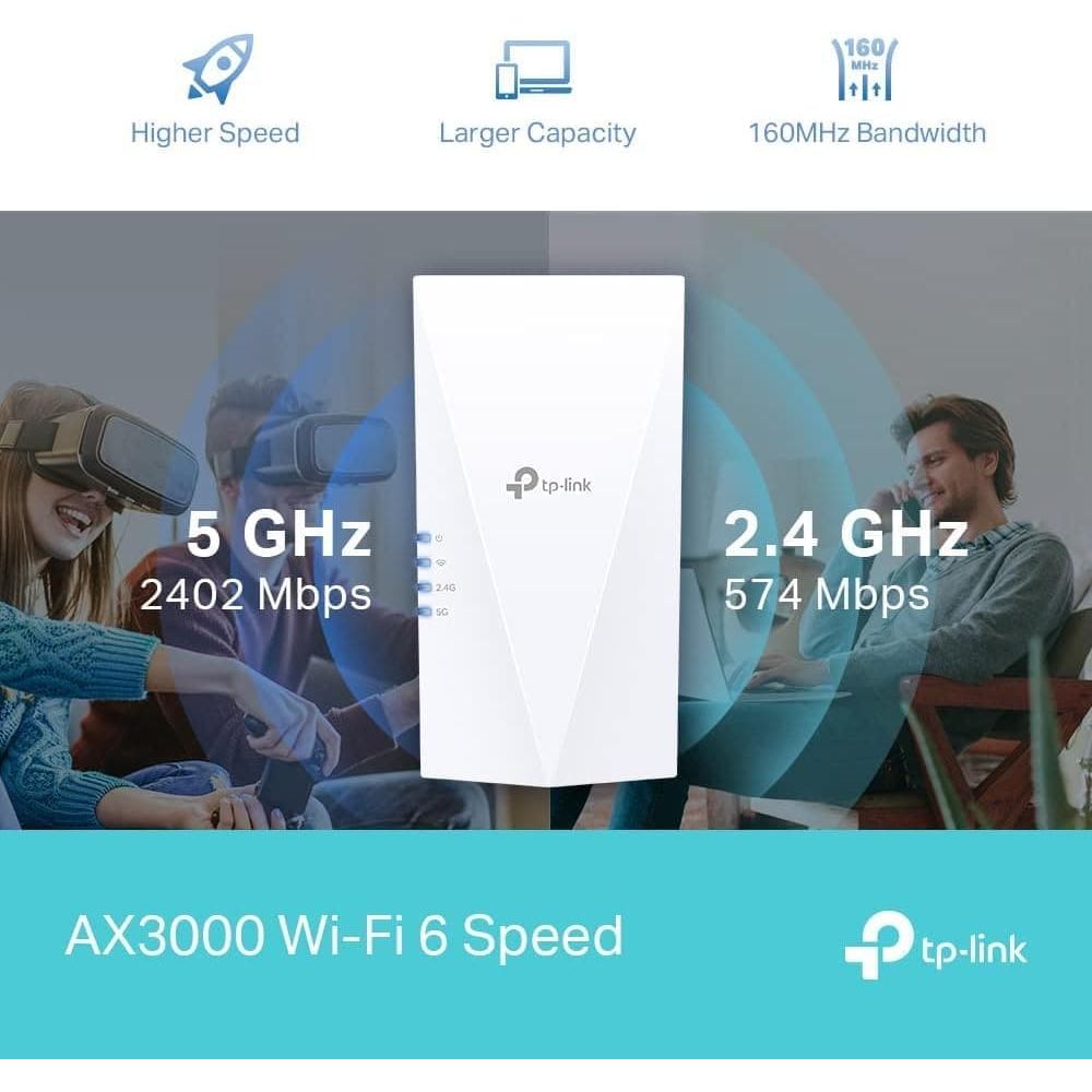 Buy TP-Link,TP-Link Mesh WiFi 6 Booster, Ultraxtend WiFi Range Extender with 1 Gigabit Port, AX3000 Mbps Internet Booster, 5GHz, App Control Easy Setup, UK Plug (RE700X) - Gadcet  | UK | London | Scotland | Wales| Near Me | Cheap | Pay In 3 | Network Cards & Adapters