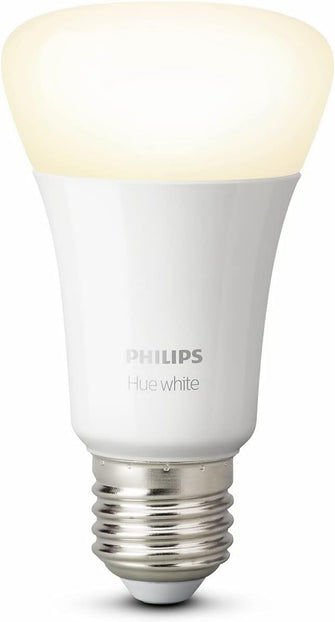 Buy Philips Hue,Philips Hue White LED Smart Light Bulb – E27 Edison Screw, 60W Equivalent, Bluetooth, Works with Alexa, Google Assistant & Apple HomeKit, 1 Pack [Energy Class F] - Gadcet UK | UK | London | Scotland | Wales| Near Me | Cheap | Pay In 3 | LED Light Bulbs