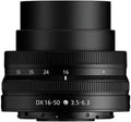 Nikon NIKKOR Z DX 16-50mm f/3.5-6.3 VR Lens – Compact Wide-Angle Zoom with Vibration Reduction