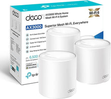 Buy TP-Link,TP-Link Deco X50 AX3000 Whole Home AI-Driven Mesh Wi-Fi 6 System, Dual-Band with Gigabit Ports, Coverage up to 6,500 ft2, Connect up to 150 devices, 1 GHz Dual-Core CPU, HomeShield Security, Pack of 3 - Gadcet UK | UK | London | Scotland | Wales| Ireland | Near Me | Cheap | Pay In 3 | Network Cards & Adapters