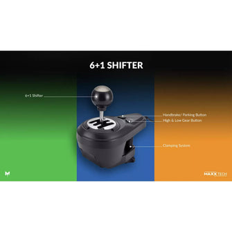 Maxx Tech Pro Force Feedback Racing Wheel Kit PC, Xbox & PS4