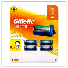 Buy Gillette,Gillette Fusion5 Sport Razor Blades: 4-Pack Precision Refill Cartridges - Gadcet UK | UK | London | Scotland | Wales| Near Me | Cheap | Pay In 3 | Razors & Razor Blades