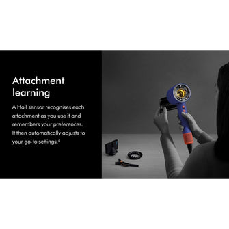 Dyson Supersonic Nural HD16 Hair Dryer – Intelligent Fast Drying, Vinca Blue/Topaz