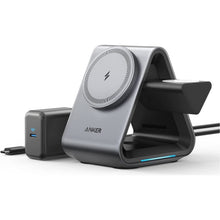 Buy Anker,Anker 737 , MagSafe Charger MagGo Charger (3-in-1 Station) with MFi-Certified 15W Max Fast Charging, For iPhone 14/13 / 12 Series, Apple Watch S8 / 7/6, AirPods 3 / Pro - Gadcet.com | UK | London | Scotland | Wales| Ireland | Near Me | Cheap | Pay In 3 | Power Adapter & Charger Accessories
