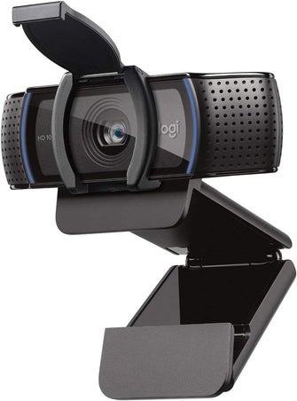 Buy Logitech,Logitech C920S HD Pro Webcam - Full HD 1080p/30fps, Clear Stereo Audio, HD Light Correction, Privacy Shutter, Streaming, Works with Skype, Zoom, FaceTime, PC/Mac/Laptop/Tablet/Xbox - Black - Gadcet UK | UK | London | Scotland | Wales| Near Me | Cheap | Pay In 3 | Webcams