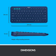 Buy Logitech,Logitech K380 Wireless Multi-Device Keyboard for Windows QWERTY UK Layout - Blue - Gadcet UK | UK | London | Scotland | Wales| Ireland | Near Me | Cheap | Pay In 3 | Keyboards
