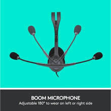 Buy Logitech,Logitech H111 Wired Headset, Stereo Headphones with Noise-Cancelling Microphone, 3.5 mm Audio Jack, PC/Mac/Laptop/Smartphone/Tablet - Black - Gadcet UK | UK | London | Scotland | Wales| Ireland | Near Me | Cheap | Pay In 3 | Headphones & Headsets
