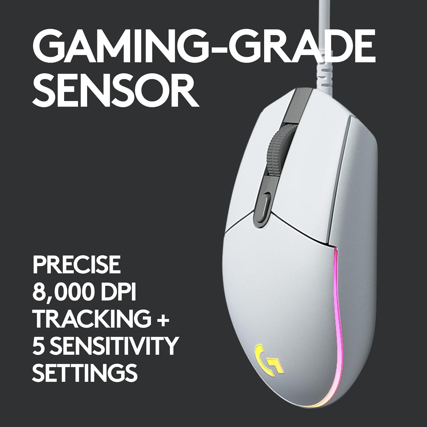 Buy Logitech,Logitech - G203 LIGHTSYNC Gaming Mouse - White - Gadcet UK | UK | London | Scotland | Wales| Ireland | Near Me | Cheap | Pay In 3 | Computer Components
