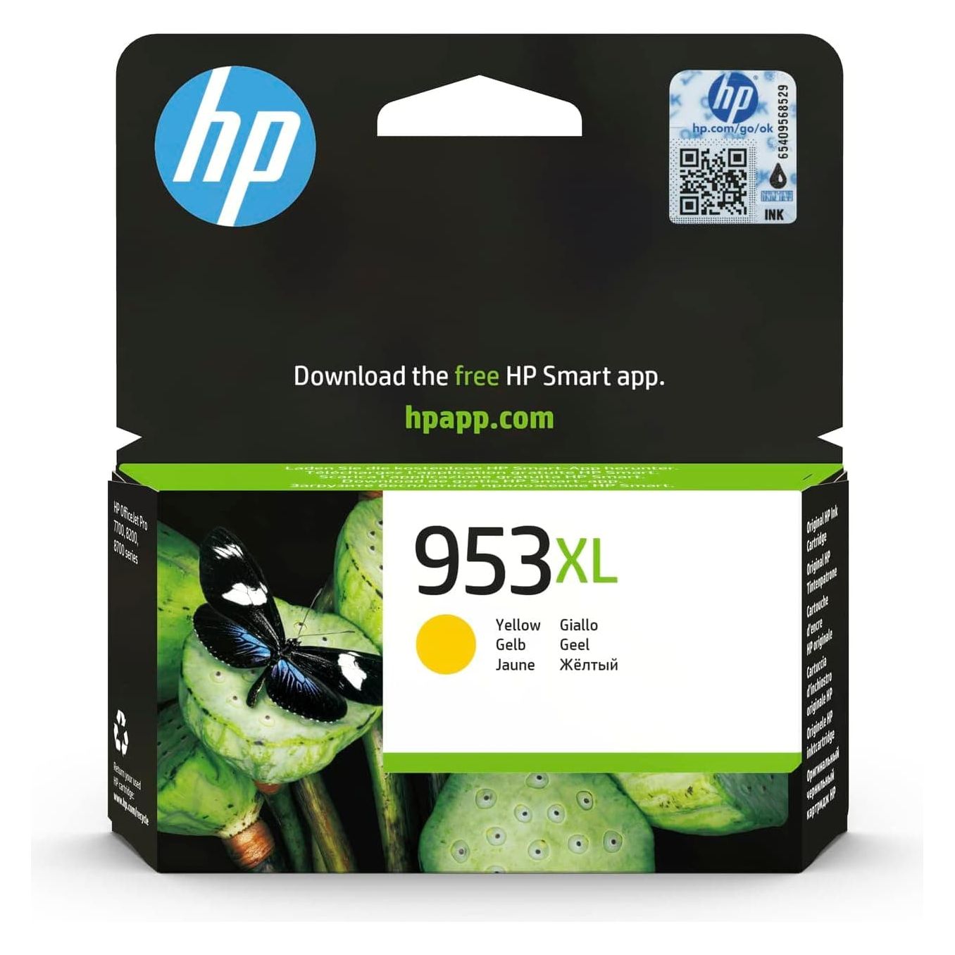Buy HP,HP 953XL Original Ink Cartridge F6U18AE - Yellow - Gadcet UK | UK | London | Scotland | Wales| Ireland | Near Me | Cheap | Pay In 3 | Toner & Inkjet Cartridges