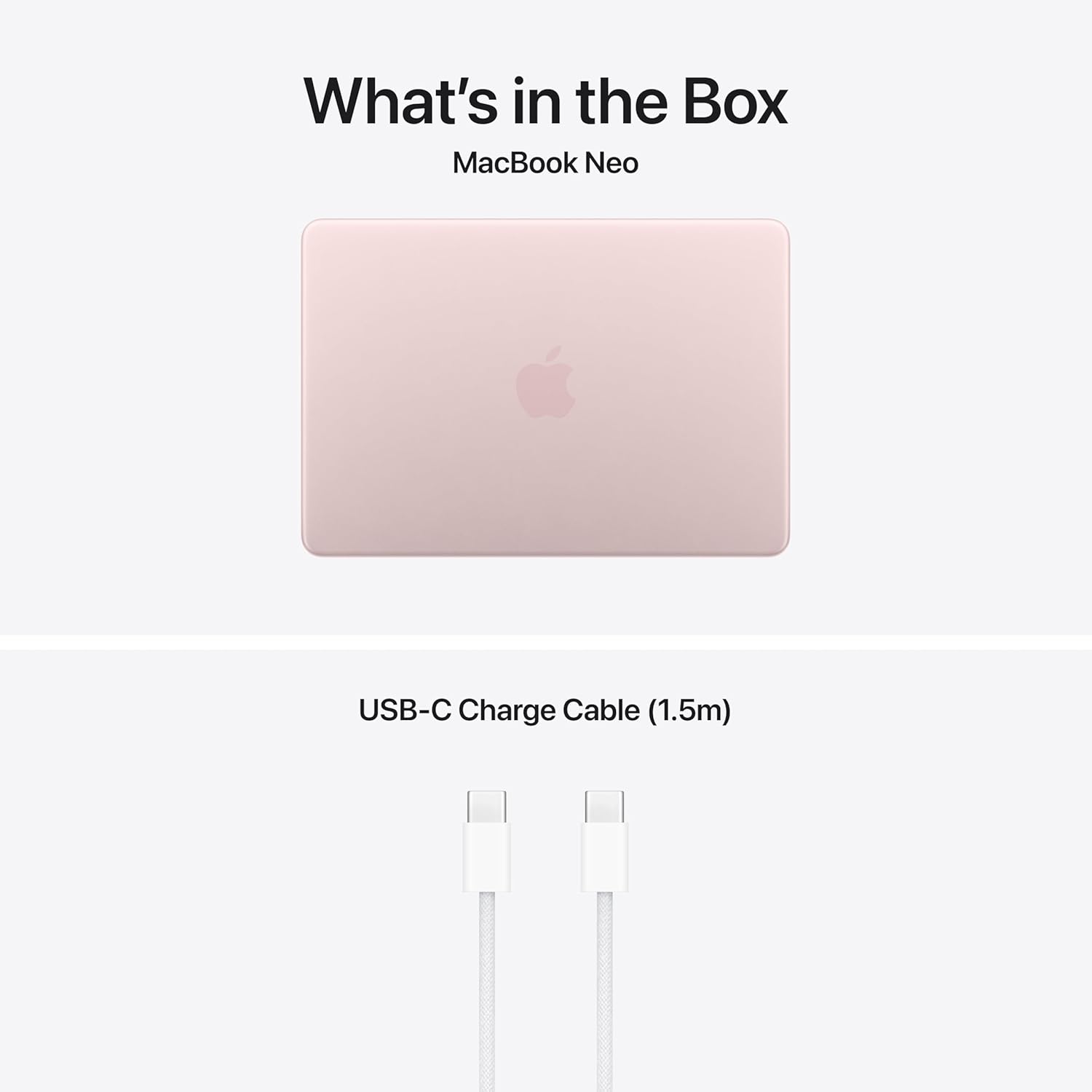 Apple MacBook Neo 13-inch A18 Pro Laptop – 8GB Unified Memory, 512GB SSD, Liquid Retina Display, Touch ID – Blush