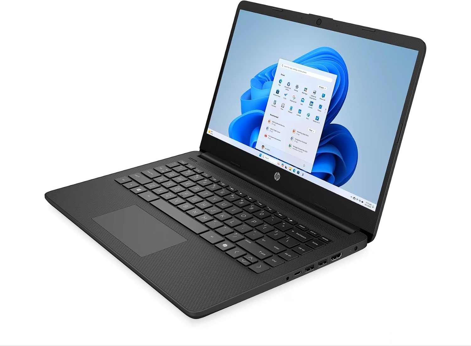 HP 14-dq6002 14" Laptop – Intel N150, 4GB RAM, 128GB Storage, Windows 11 – Black