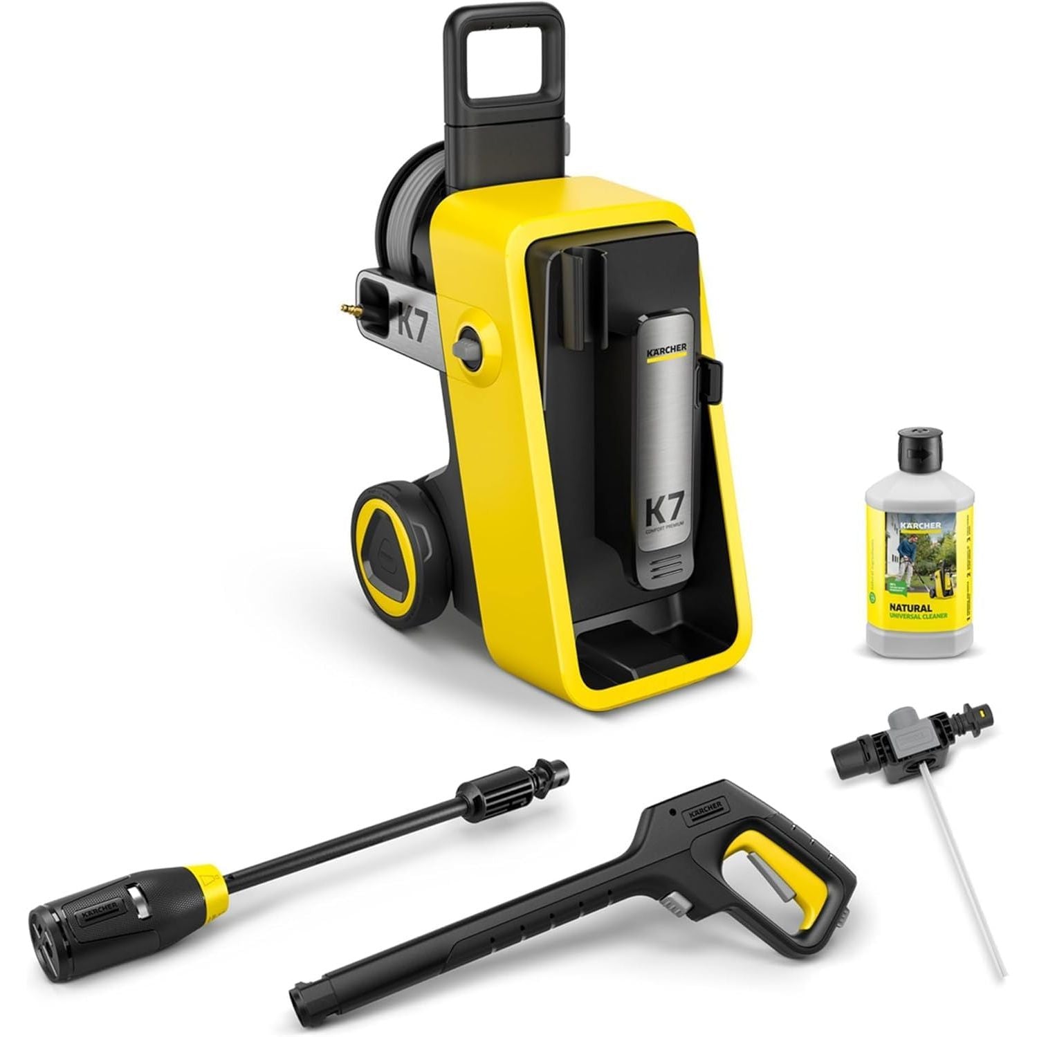 Buy Ecat Tech Ltd,Kärcher K 7 Comfort Premium High-Pressure Washer | 180 Bar Max Pressure, 550 l/h Flow Rate & Integrated Hose Reel - Gadcet UK | UK | London | Scotland | Wales| Near Me | Cheap | Pay In 3 | Pressure Washer