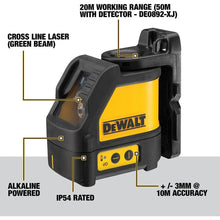 Buy DEWALT,DEWALT DW088CG-XJ 2-Way Self-Levelling Cross Line Green Beam Laser with Carry Case - Gadcet UK | UK | London | Scotland | Wales| Near Me | Cheap | Pay In 3 | Laser Levels