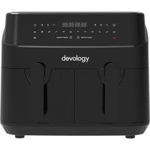 Buy DEVOLOGY,Devology Double Air Fryer, 9L, 2 x 4.5L Dual Zone , Air Fryer, 12-in-1 Pre-Sets, Digital LED Display, Two Zone Airfryer,Healthy Oil-free, Dual Basket Air Fryer - Gadcet UK | UK | London | Scotland | Wales| Near Me | Cheap | Pay In 3 | Kitchen & Home Appliances