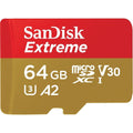 Buy Sandisk,SanDisk 64GB Extreme microSDXC card for Action Cams and Drones + SD adapter + RescuePRO Deluxe, up to 170 MB/s, with A2 App Performance, UHS-I , Class 10, U3, V30 - Gadcet UK | UK | London | Scotland | Wales| Near Me | Cheap | Pay In 3 | Flash Memory Cards