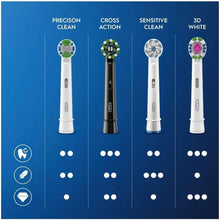 Buy Oral-B,Oral-B Cross Action Electric Toothbrush Head with CleanMaximiser Technology, Angled Bristles for Deeper Plaque Removal, Pack of 12 Toothbrush Heads, Recyclable Carton, Suitable for Mailbox, Black - Gadcet UK | UK | London | Scotland | Wales| Near Me | Cheap | Pay In 3 | Toothbrushes