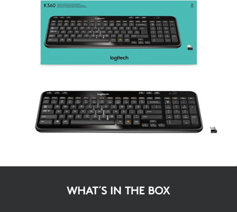 Buy Logitech,Logitech K360 Compact Wireless Keyboard - Black - Gadcet UK | UK | London | Scotland | Wales| Ireland | Near Me | Cheap | Pay In 3 | Keyboards