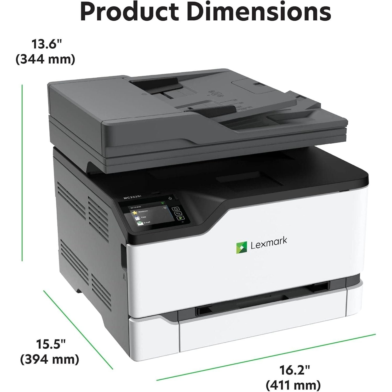 Buy Lexmark,Lexmark MC3326i Colour Wireless All In One Printer with Touchscreen, Office Colour Printer Scanner Copier All in One Laser, Mobile Ready, Duplex Printing & CarbonNeutral Certified, 3 Year Guarantee - Gadcet UK | UK | London | Scotland | Wales| Ireland | Near Me | Cheap | Pay In 3 | Printer Ink