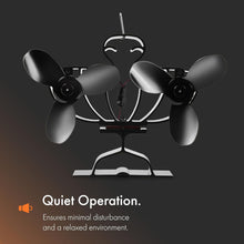 Buy VonHaus,VonHaus Stove Fan – Double Log Burner Fan with 6 Blades, Heat Powered Fan for Wood/Log Burners, Fireplaces, Stove Heaters – Silent Operation, Eco Friendly Circulation, Self Powered - Gadcet UK | UK | London | Scotland | Wales| Near Me | Cheap | Pay In 3 | Home & Garden