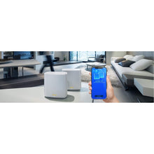 ASUS ZenWiFi XT8 AX6600 Whole-Home Tri-Band Mesh WiFi 6 System (2 Pack) – White