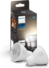 Buy Philips Hue,Philips Hue New White Smart LED Light Bulb 2 Pack [GU10 Spot] with Bluetooth Works with Alexa, Google Assistant, Apple Homekit for Indoor Home Lighting - Gadcet UK | UK | London | Scotland | Wales| Near Me | Cheap | Pay In 3 | LED Light Bulbs