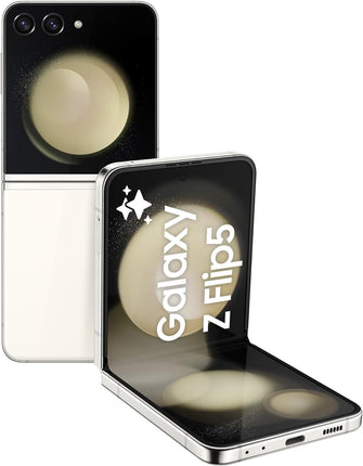 Buy Samsung,Samsung Galaxy Z Flip5 5G, 256GB Mobile Phone, Cream, Unlocked - Gadcet UK | UK | London | Scotland | Wales| Near Me | Cheap | Pay In 3 | Mobile & Smart Phones