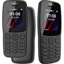 nokia,Nokia 106 4GB Dual Sim 2018 Dark Grey With LED Torch - FM Radio - Unlocked - Gadcet.com