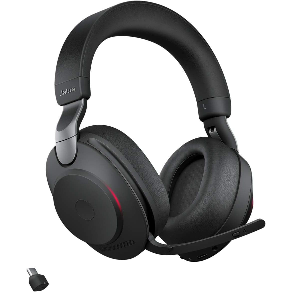 Buy Jabra,Jabra Evolve2 85 Wireless PC Headset – Noise Cancelling UC Certified Stereo Headphones With Long-Lasting Battery – USB-C Bluetooth Adapter – Black - Gadcet UK | UK | London | Scotland | Wales| Near Me | Cheap | Pay In 3 | Headphones & Earphones