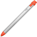 Buy Logitech,Logitech Crayon Digital Pencil for all iPads (2018 releases and later) with Apple Pencil technology, anti-roll design, and dynamic smart tip - Silver/Orange - Gadcet UK | UK | London | Scotland | Wales| Ireland | Near Me | Cheap | Pay In 3 | Tablet Computer Parts