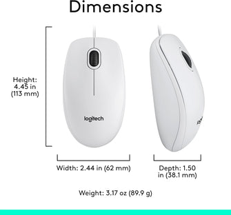 Buy Logitech,Logitech M100 Wired USB Mouse – 1000 DPI Optical Tracking, 3 Buttons, Ambidextrous – Compatible with PC, Mac & Laptop – White - Gadcet UK | UK | London | Scotland | Wales| Near Me | Cheap | Pay In 3 | Keyboard & Mouse