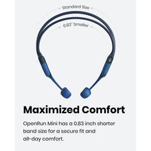 Buy Shokz,Shokz Openrun Mini Bone Conduction Sports Headphones, Bluetooth Wireless Earphones with Mic, 8H Playtime, Open-Ear Waterproof for Running Workout - Blue - Gadcet.com | UK | London | Scotland | Wales| Ireland | Near Me | Cheap | Pay In 3 | Earphones