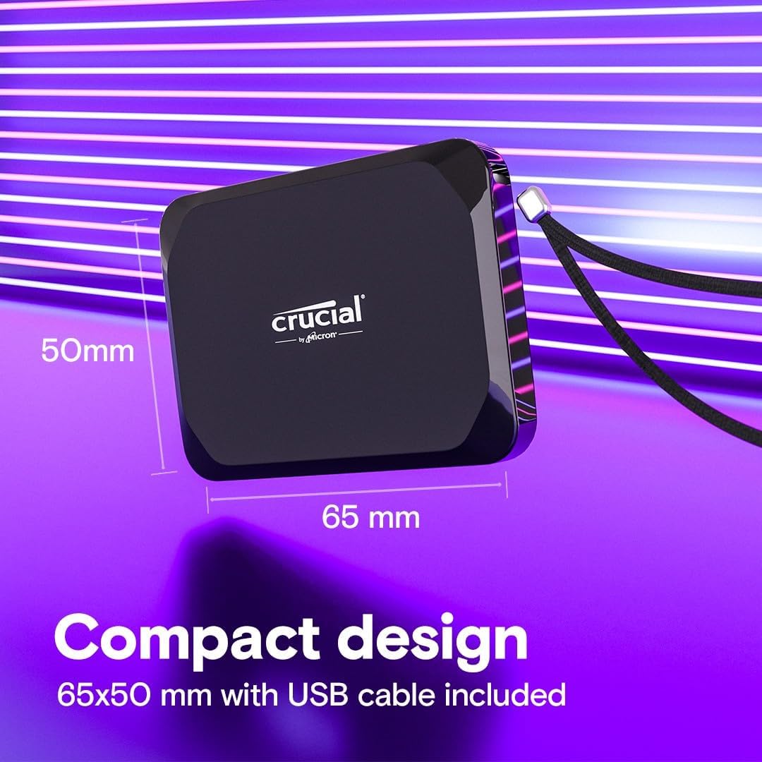 Buy Crucial,Crucial X9 1TB Portable SSD – USB-C 3.2, Up to 1050MB/s, Compatible with PlayStation, Xbox, PC & Mac (CT1000X9SSD902) - Gadcet UK | UK | London | Scotland | Wales| Near Me | Cheap | Pay In 3 | External Hard drives