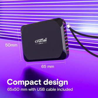 Buy Crucial,Crucial X9 2TB Portable External SSD – Up to 1050MB/s, USB-C 3.2, Compatible with Xbox, PC & Mac (CT2000X9SSD902) - Gadcet UK | UK | London | Scotland | Wales| Near Me | Cheap | Pay In 3 | External hard drives