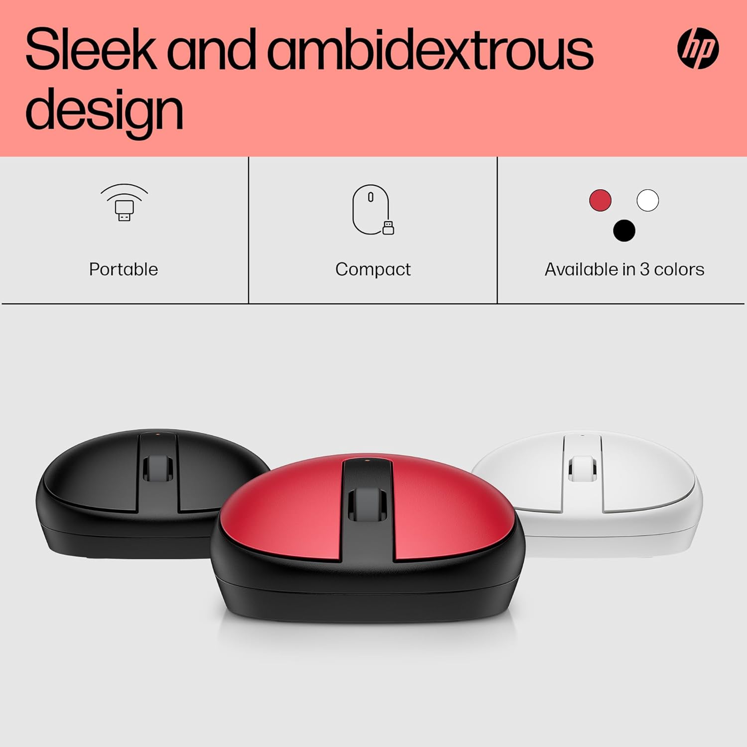 Buy HP,HP 240 Bluetooth Wireless Mouse – Red, Bluetooth 5.1, 1600 DPI Optical Sensor, Lightweight, Ambidextrous Design with AES Technology - Gadcet UK | UK | London | Scotland | Wales| Near Me | Cheap | Pay In 3 | Keyboard & Mouse