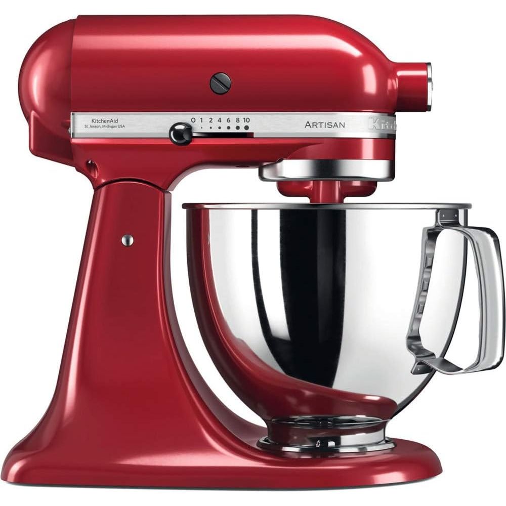 Buy KitchenAid,KitchenAid Artisan 4.8L Stand Mixer - Die-Cast Metal, 300 Watts, 5KSM125BER, Empire Red - Gadcet UK | UK | London | Scotland | Wales| Near Me | Cheap | Pay In 3 | Food Mixers & Blenders