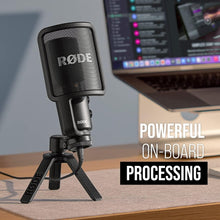 RØDE NT-USB+ Professional-Grade USB Microphone for Recording Exceptional Audio Directly to a Computer or Mobile Device , black