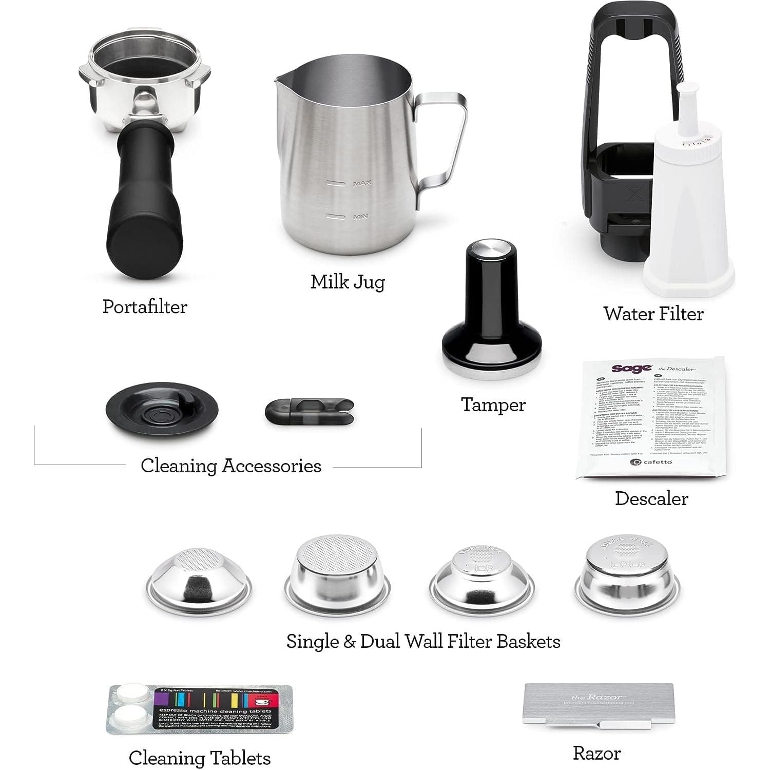 Buy Sage,Sage - The Bambino Plus - Compact Coffee Machine with Automatic Milk Frother, Brushed Stainless Steel - Gadcet UK | UK | London | Scotland | Wales| Near Me | Cheap | Pay In 3 | Kitchen Appliances