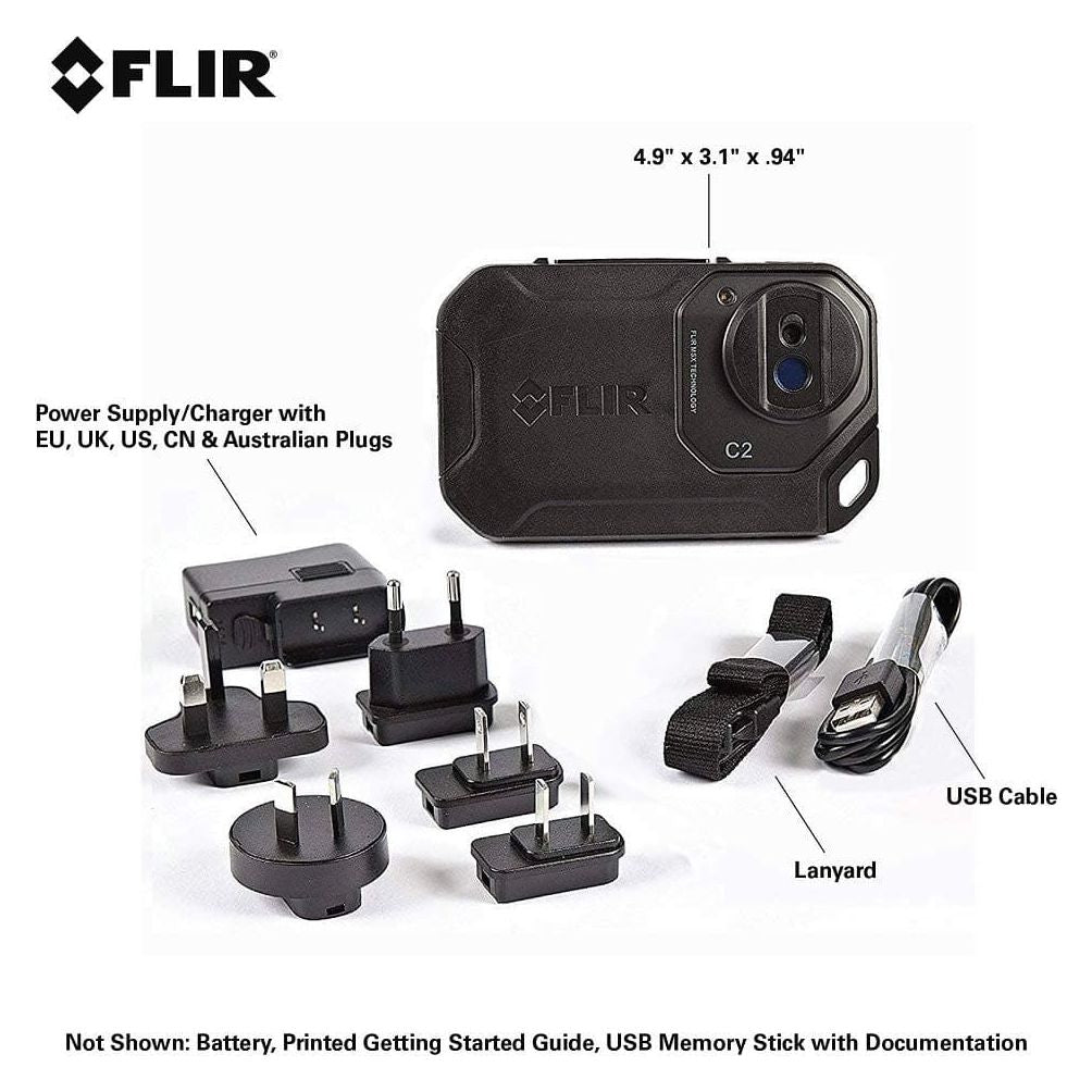 Buy FLIR,FLIR C2 Compact Thermal Imaging Camera - 72001-0101 - Gadcet UK | UK | London | Scotland | Wales| Near Me | Cheap | Pay In 3 | Thermostats