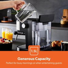 Buy GEEPAS,GEEPAS 20-Bar Espresso & Cappuccino Machine | Professional 1100W Coffee Maker with Milk Frother & 1.5L Tank – Stainless Steel - Gadcet UK | UK | London | Scotland | Wales| Near Me | Cheap | Pay In 3 | Espresso Machines