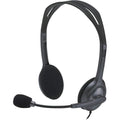 Buy Logitech,Logitech H110 Wired Stereo Headset – Noise-Cancelling Mic, 3.5mm Dual Jack, Black - Gadcet UK | UK | London | Scotland | Wales| Near Me | Cheap | Pay In 3 | Headphones & Headsets