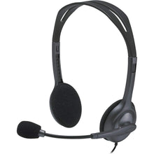 Buy Logitech,Logitech H110 Wired Stereo Headset – Noise-Cancelling Mic, 3.5mm Dual Jack, Black - Gadcet UK | UK | London | Scotland | Wales| Near Me | Cheap | Pay In 3 | Headphones & Headsets