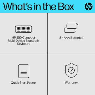 Buy HP,HP 350 Compact Bluetooth Keyboard. Connect up to 3 devices via Bluetooth 5.2, Multi-OS, with SMART shortcuts, dictation and emoji keys, made from 60% recycled materials, Black - Gadcet UK | UK | London | Scotland | Wales| Near Me | Cheap | Pay In 3 | Keyboard & Mouse