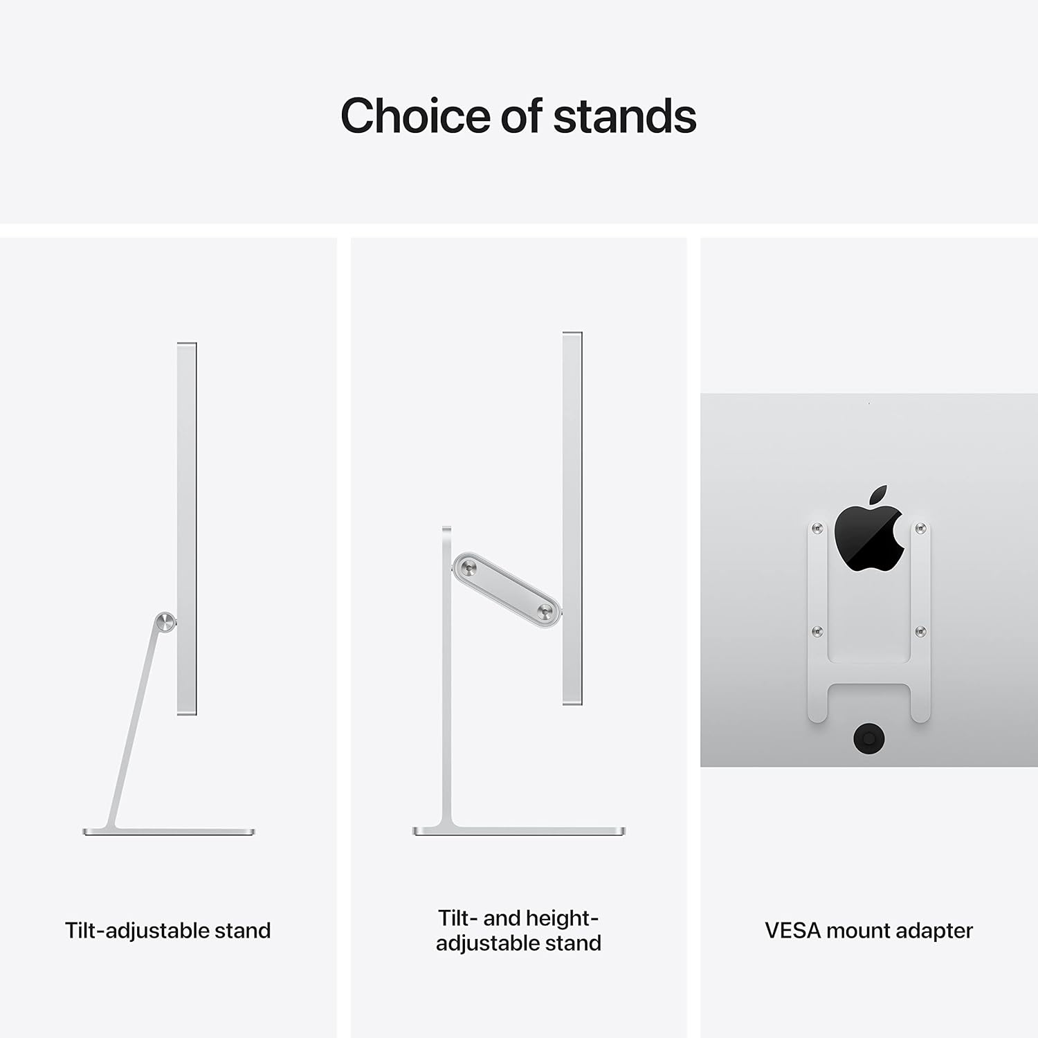 Buy Apple,Apple Studio Display 27" 5K Retina with Tilt & Height Adjustable Stand, Nano-Texture Glass - Silver - Gadcet UK | UK | London | Scotland | Wales| Near Me | Cheap | Pay In 3 | Computer Monitors