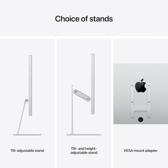 Buy Apple,Apple Studio Display 27" 5K Retina with Tilt & Height Adjustable Stand, Nano-Texture Glass - Silver - Gadcet UK | UK | London | Scotland | Wales| Near Me | Cheap | Pay In 3 | Computer Monitors