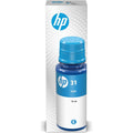 Buy HP,HP 31 Cyan Ink Bottle – 70ml, Original HP Ink, Up to 8,000 Pages – Single Pack for HP Smart Tank Printers - Gadcet UK | UK | London | Scotland | Wales| Near Me | Cheap | Pay In 3 | Toner & Inkjet Cartridges