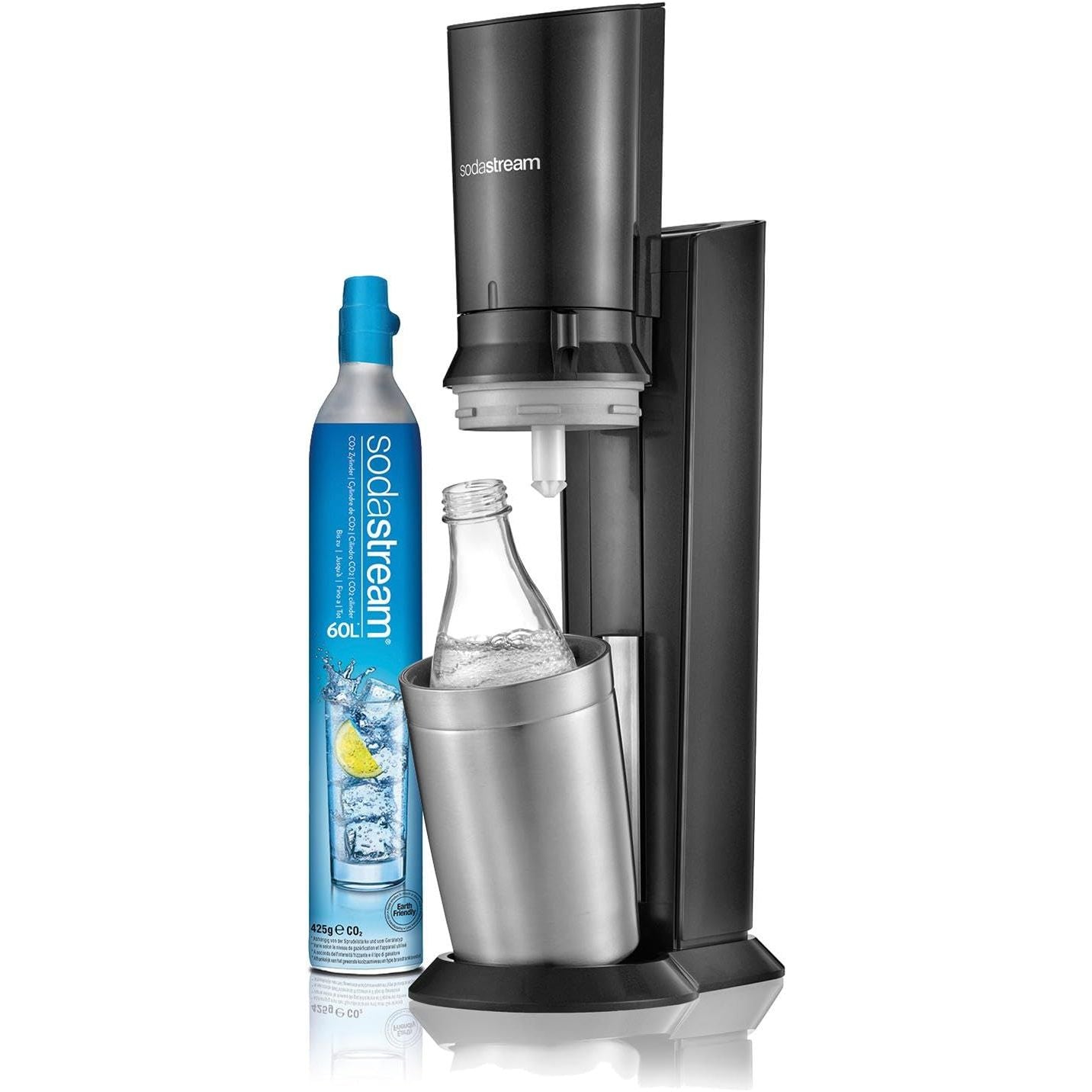 Buy SODASTREAM,SodaStream Crystal Sparkling Water Maker - Plastic, Black - Gadcet UK | UK | London | Scotland | Wales| Near Me | Cheap | Pay In 3 | Kitchen & Home Appliances#