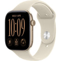 Apple Watch Series 12 GPS 46mm Light Gold Aluminium with Sand Sport Band S/M