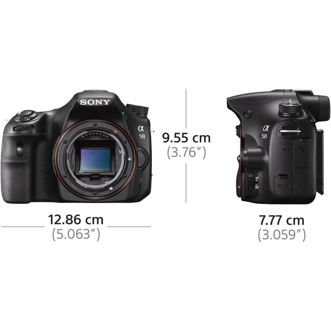 Buy Sony,Sony Alpha A58 DSLR Camera with Translucent Mirror – 20MP, Interchangeable Lens, 18-55mm Kit Lens, Black - Gadcet UK | UK | London | Scotland | Wales| Near Me | Cheap | Pay In 3 | Digital Single-Lens Reflex (DSLR) Cameras